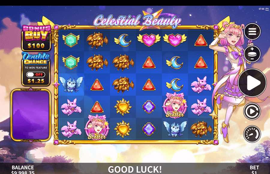 Celestial Beauty Slot Base Game