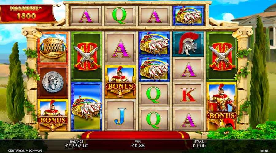 Centurion Megaways Slot Free Spins Feature