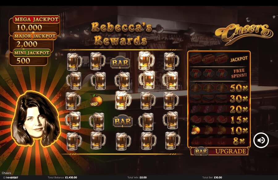 Cheers Slot Bonus Feature