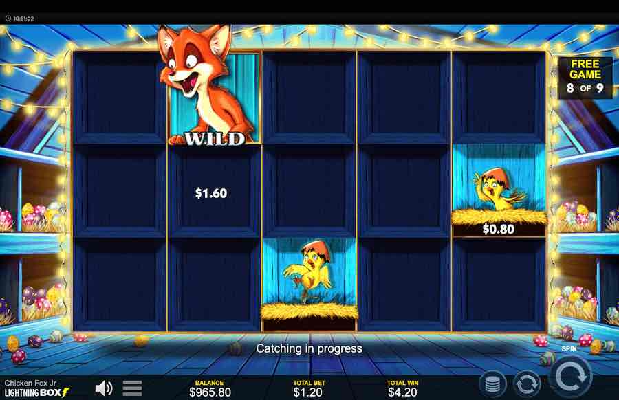 Chicken Fox Jr Slot Free Spins Feature