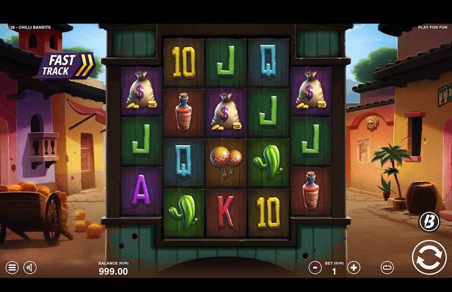 Chilli Bandits Slot Base Game