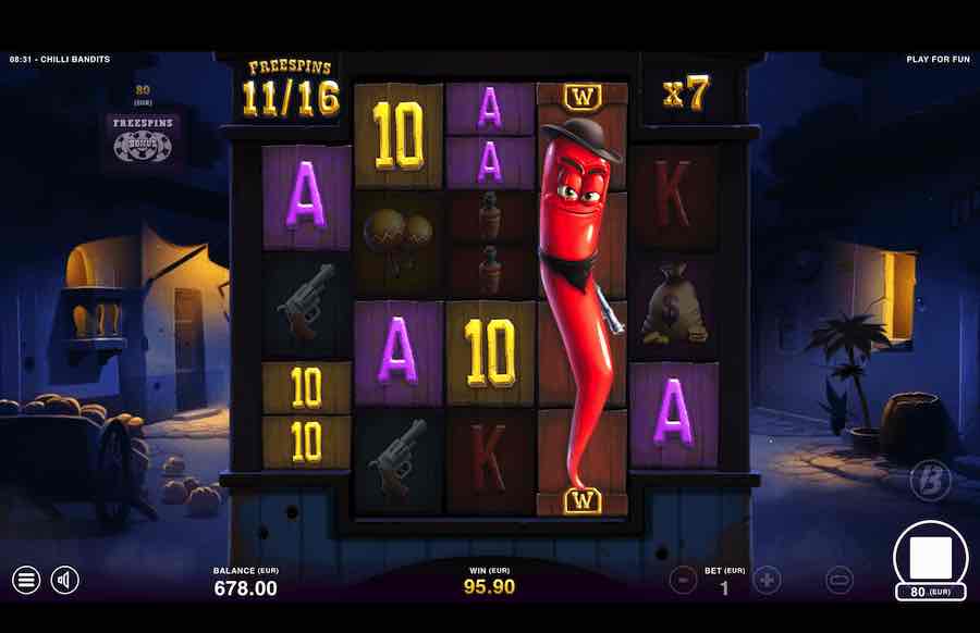 Chilli Bandits Slot Free Spins Feature