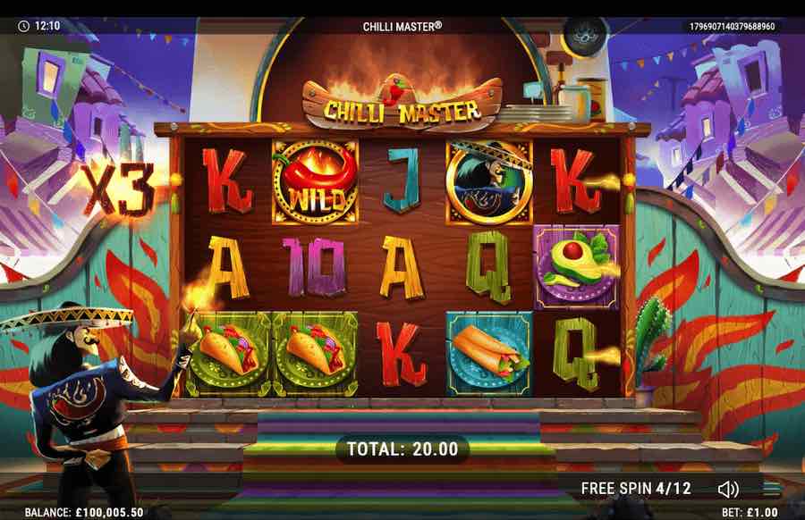 Chilli Master Slot Free Spins Feature