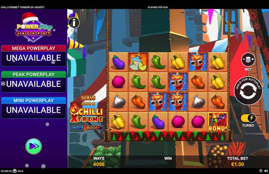 Chilli Xtreme Slot Base Game