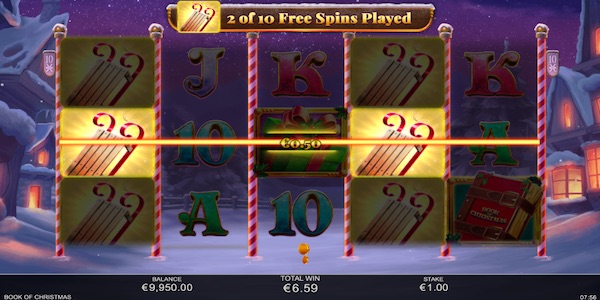 Symbols Can Expand Across The Reels And Pay Your Win Across 10 Paylines On Book Of Christmas Slot