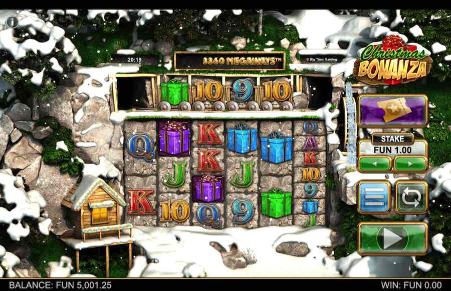 Christmas Bonanza Megaways Slot Base Game