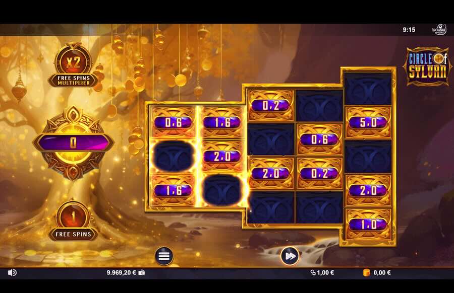 Circle Of Sylvan Slot Free Spins Feature