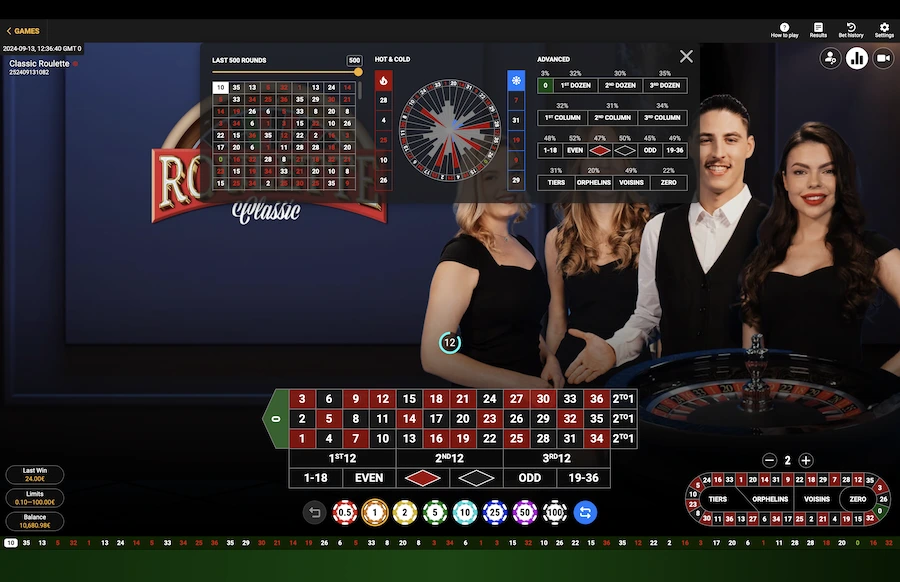 Classic Roulette Betgames