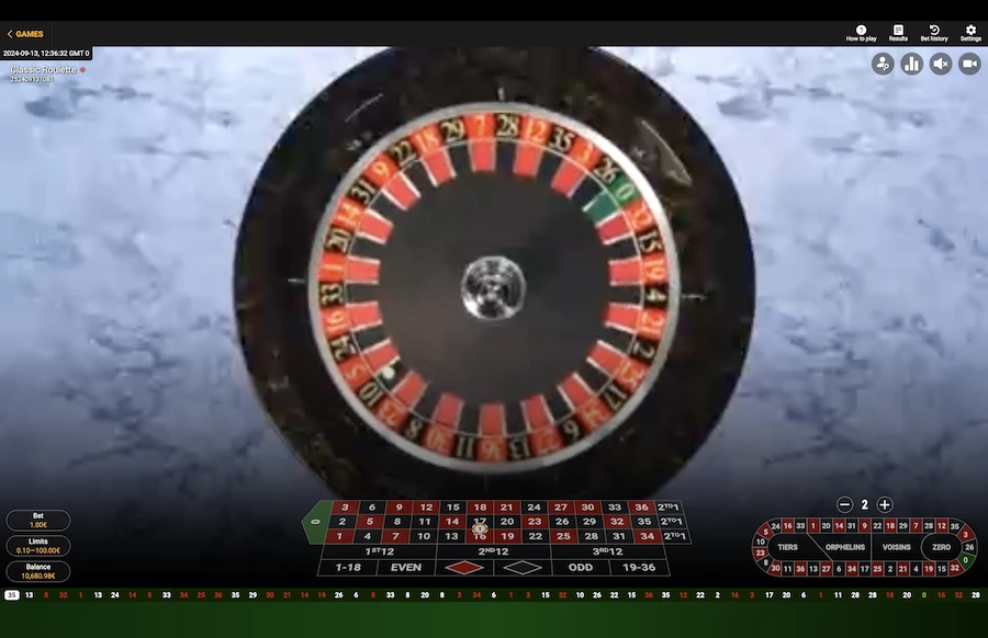 Classic Roulette Betgames