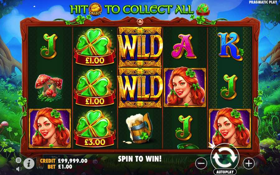 Clover Gold Slot Base Game