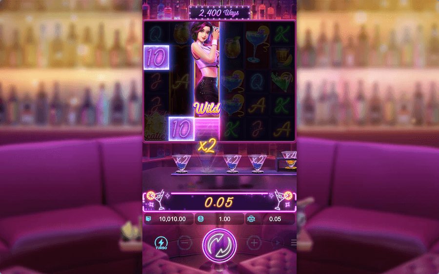 Cocktail Nights Slot Base Game