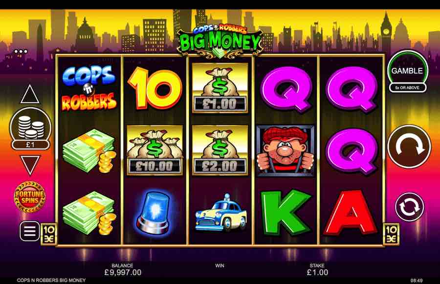 Cops 'n' Robbers Big Money Slot Base Game