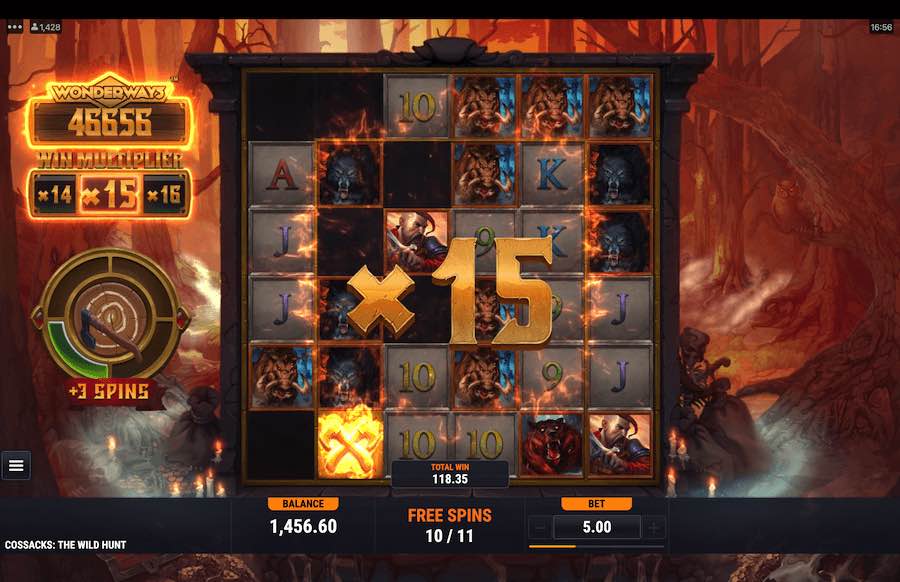 Land The Scatter Symbols Hunt To Trigger The Free Spins Feature On The Cossacks The Wild Hunt Video Slot