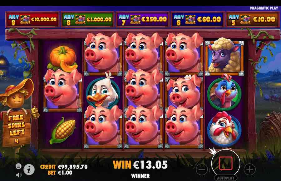 Country Farming Slot Free Spins Features 