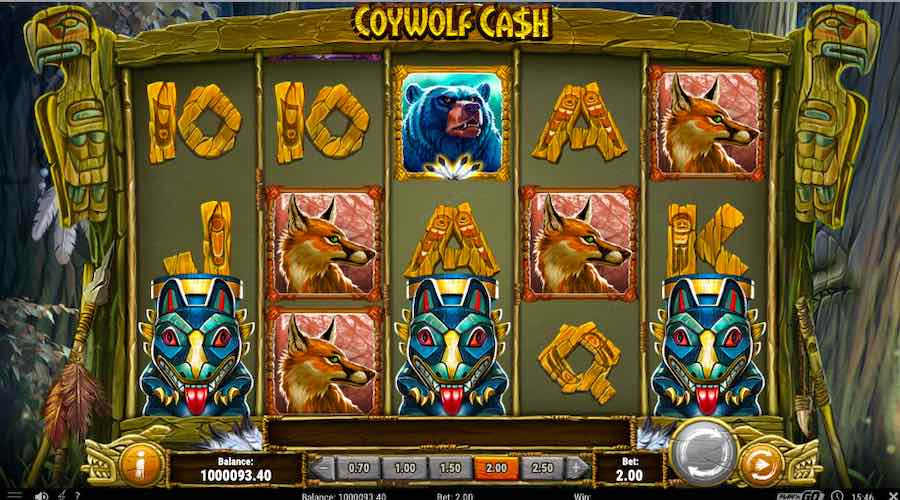 3 Or More Scatter Symbols Will Trigger The Free Spin Bonus On Coywolf Cash