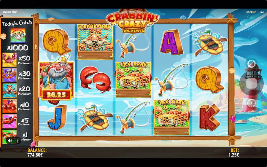 Play With 5 Reels, 25 Paylines, And Win Up To 1,585x Your Stake In Isoftbet's Crabbin Crazy Slot