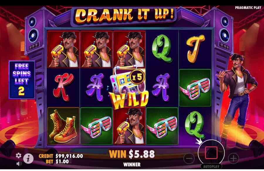 Crank It Up Slot Free Spins Feature