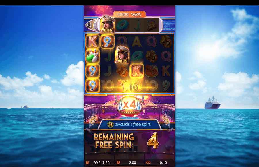 Cruise Royale Free Spins Feature 