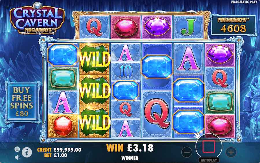 Play With Expanding Wilds And Cascading Reels In Pragmatic Play's Crystal Cavern Megaways Slot