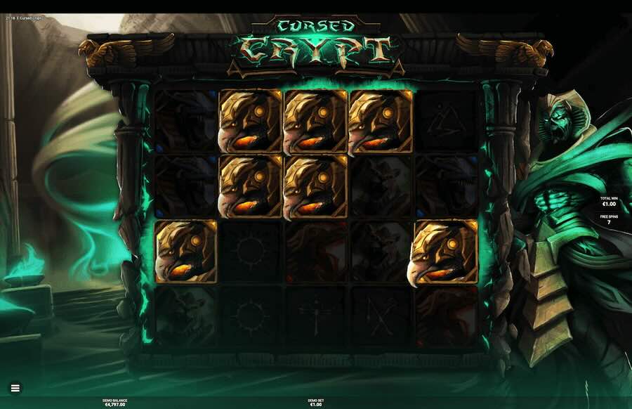 Cursed Crypt Slot Free Spins Feature