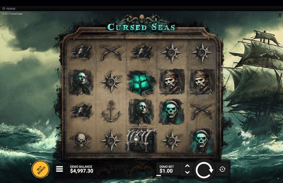 Cursed Seas Slot Base Game