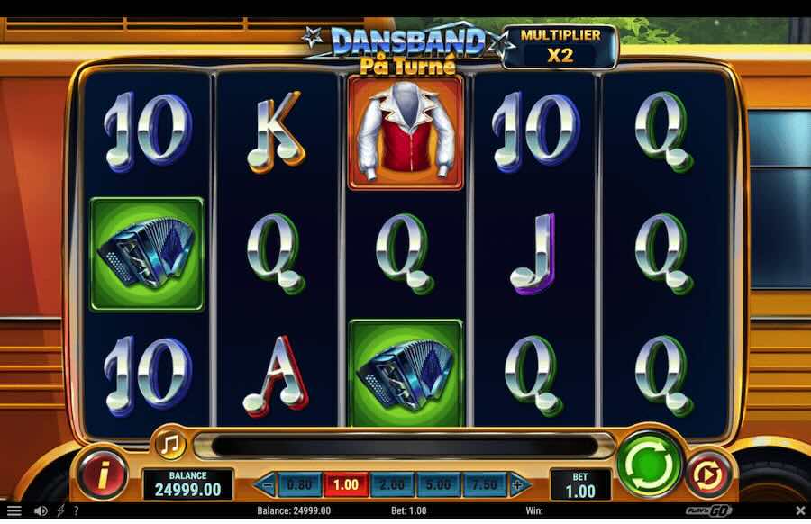 Dansband På Turné Slot Base Game 