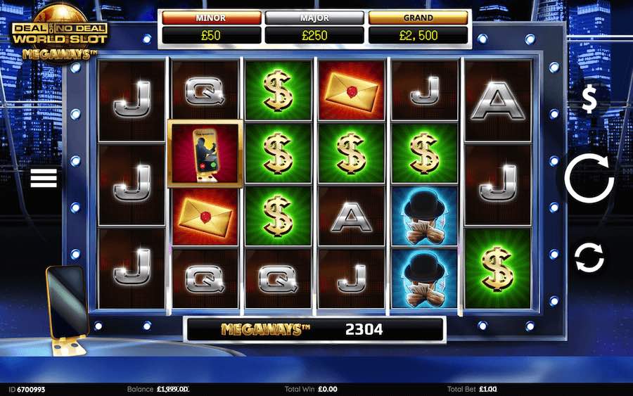 Deal Or No Deal World Slot Megaways From Playzido Has 6 Reels, 117,649 Paylines, And A Max Win Of 2,500x Your Bet