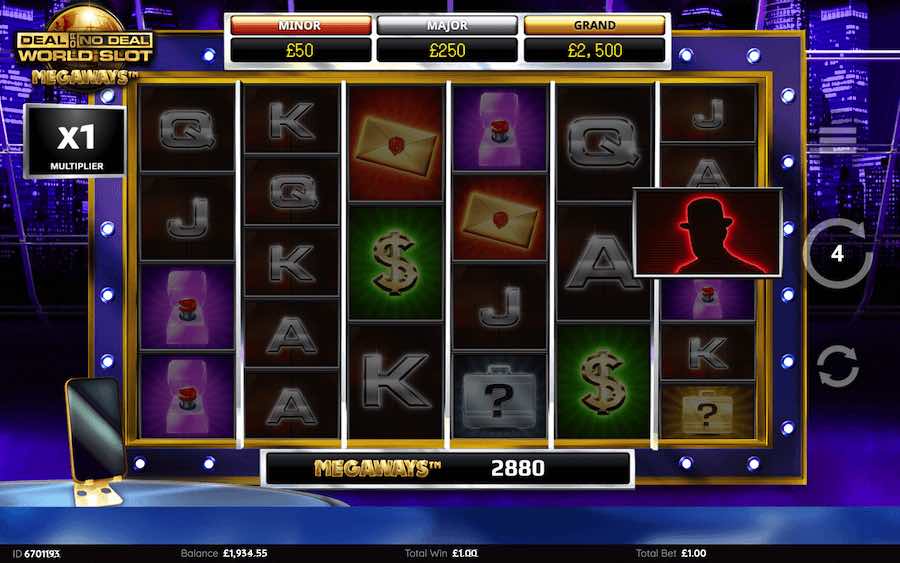 Trigger The Banker's Free Spins Round On Deal Or No Deal World Slot Megaways And Play With An Unlimited Win Multiplier