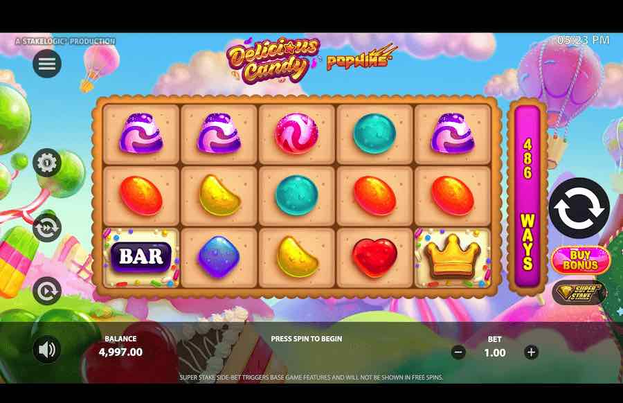 Delicious Candy Popwins Has A Maximum Win Of 10,000x Bet