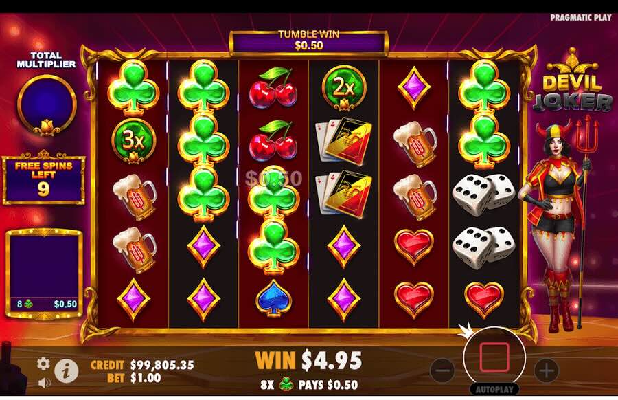 Devil Joker Slot Free Spins Feature