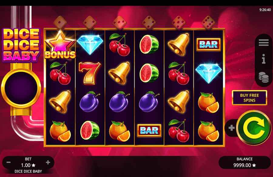 Players Can Hit Wins Of Up To 5,000x Their Bet On The Dice Dice Baby Online Slot From Booming Games 