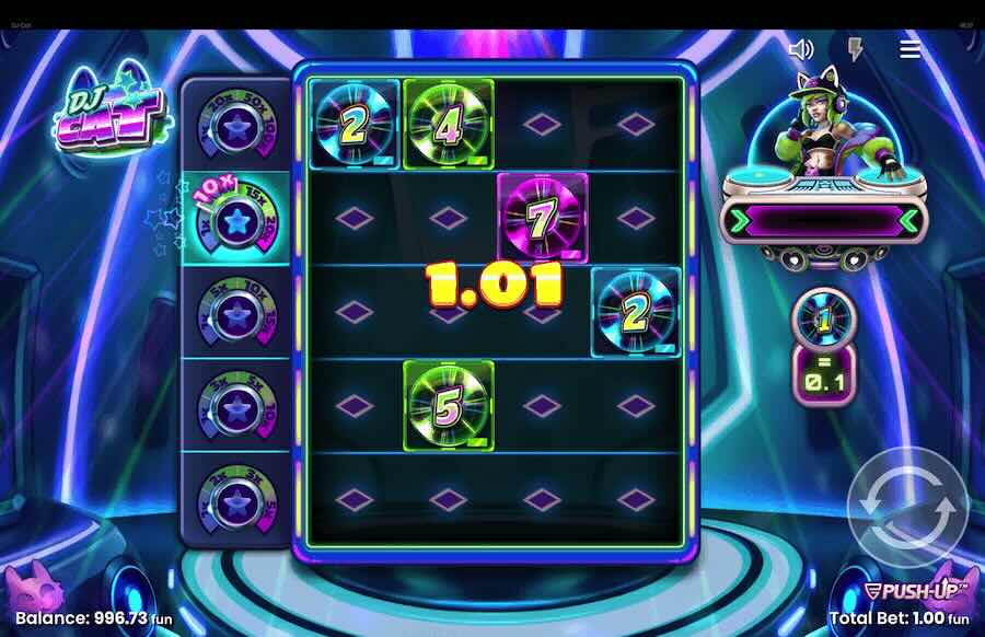 Dj Cat Slot Gameplay