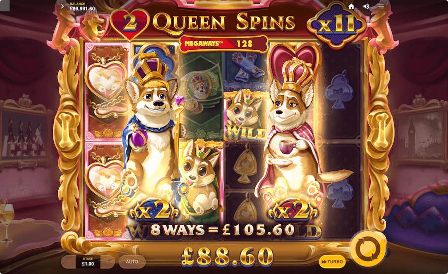 Play With A Win Multiplier Of Up To X20 During The Free Spins Feature In Doggy Riches Megaways Slot