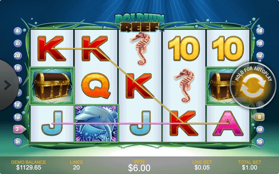 Play With 5 Reels, 20 Paylines, And Win Up To 5,000x Your Bet In Playtech's Dolphin Reef Online Slot