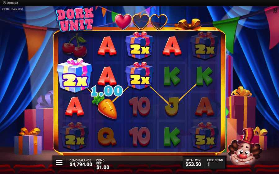 Dork Unit Slot Free Spins Feature