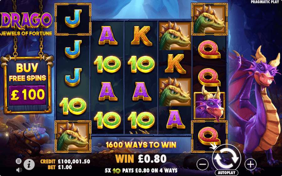 Play With 5 Reels, 1,600 Paylines, And Win Prizes Up To 48,000x Your Stake In Pragmatic Play's Drago Jewels Of Fortune Slot