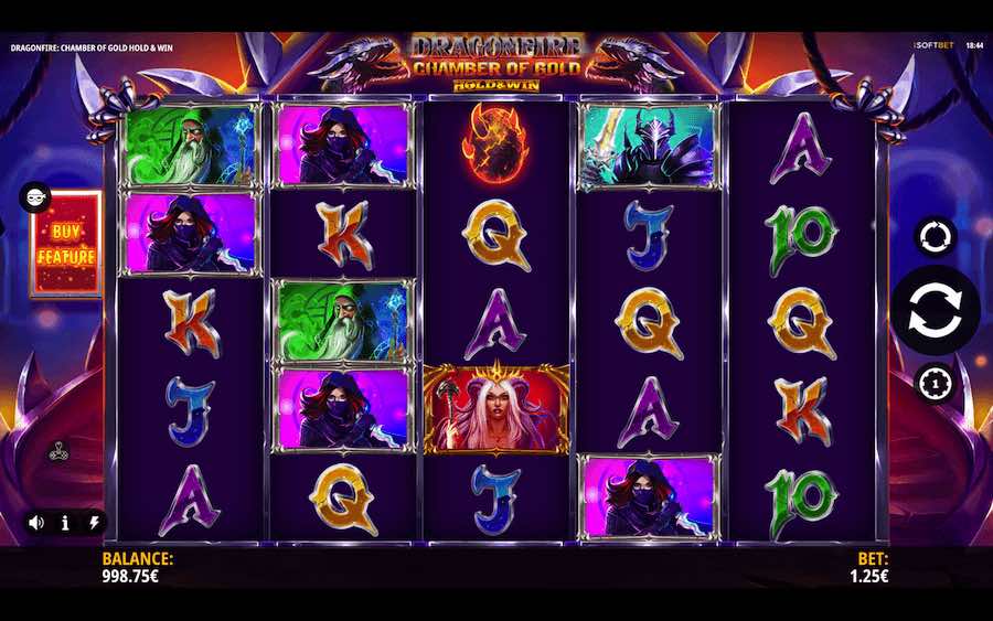 Play With 5 Reels, 10 Paylines, And Win Up To 10,000x Your Bet In Dragonfire Chamber Of Gold Online Slot