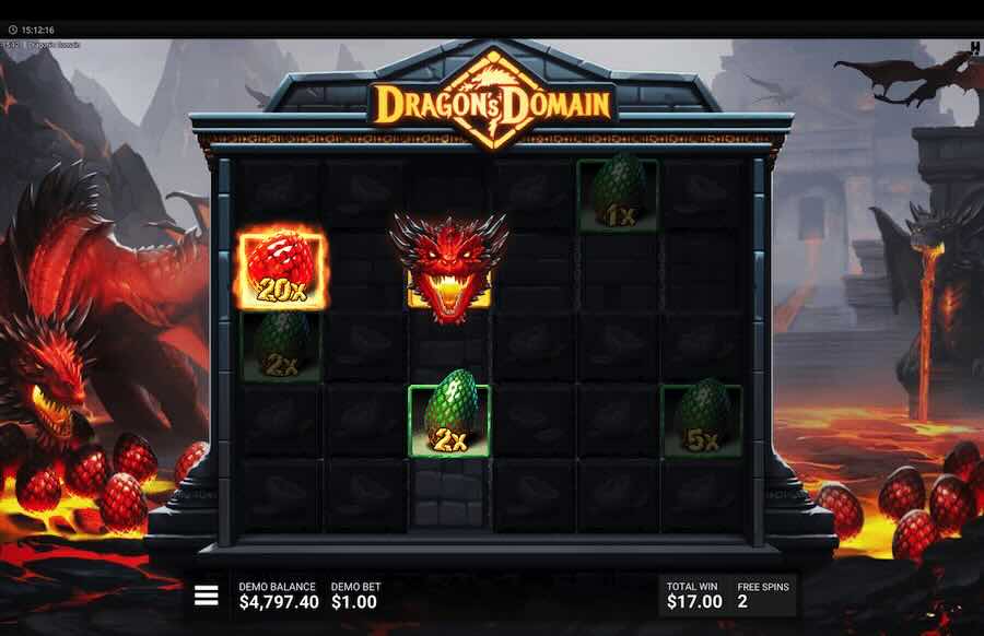 Dragon's Domain Slot Free Spins Feature