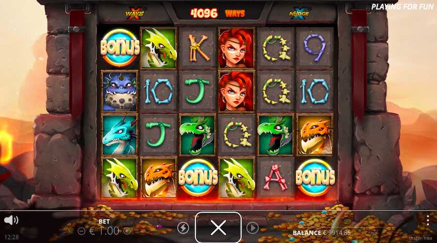 3 Or More Bonus Symbols Landing In View Will Trigger The Free Spin Bonus On Dragon Tribe Slot