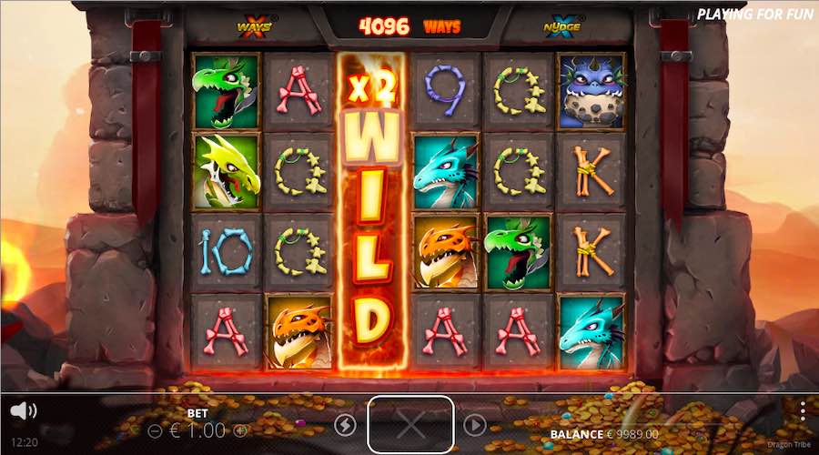 Xnudge Wilds Can Hold Up To A X6 Value On Dragon Tribe Slot