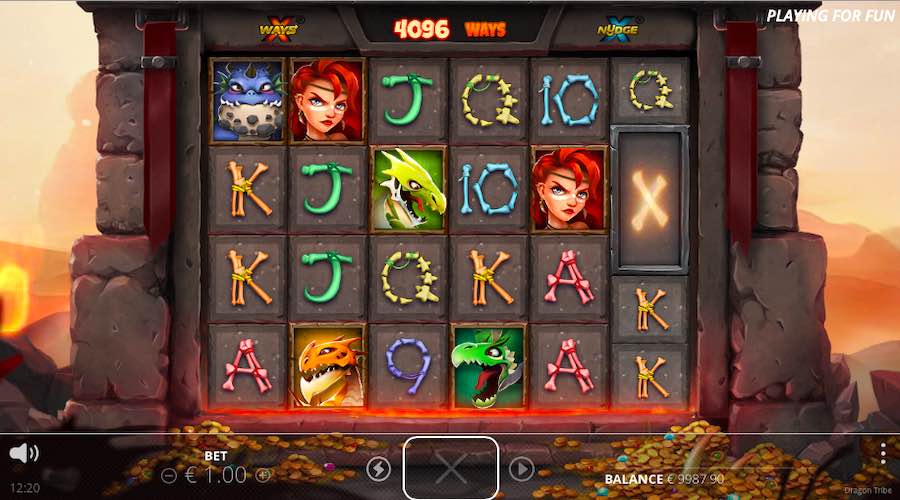 Xways Mystery Symbols Can Expand A Reel Up To 6 Positions High On Dragon Tribe