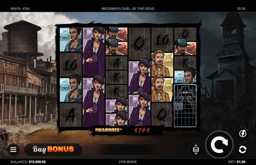 Duel Of The Dead Megaways Slot Base Game