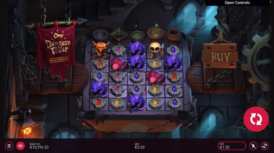 Play With A Spooky Theme In The Dungeon Tower Slot