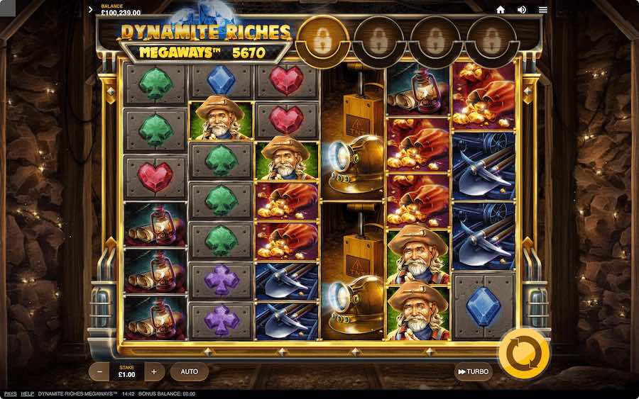 Dynamite Riches Megaways Slot Free Spins Feature