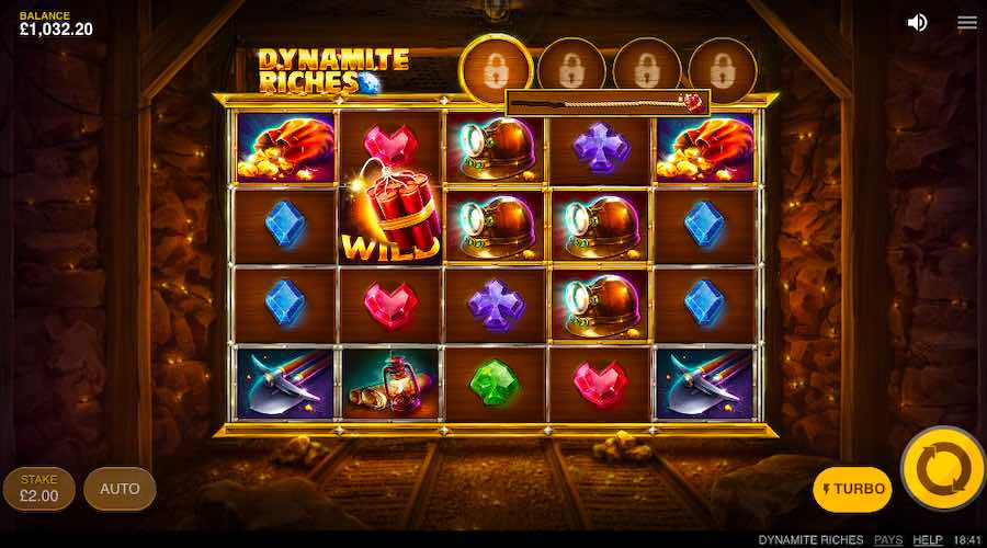 Dynamite Riches Slot Base Game