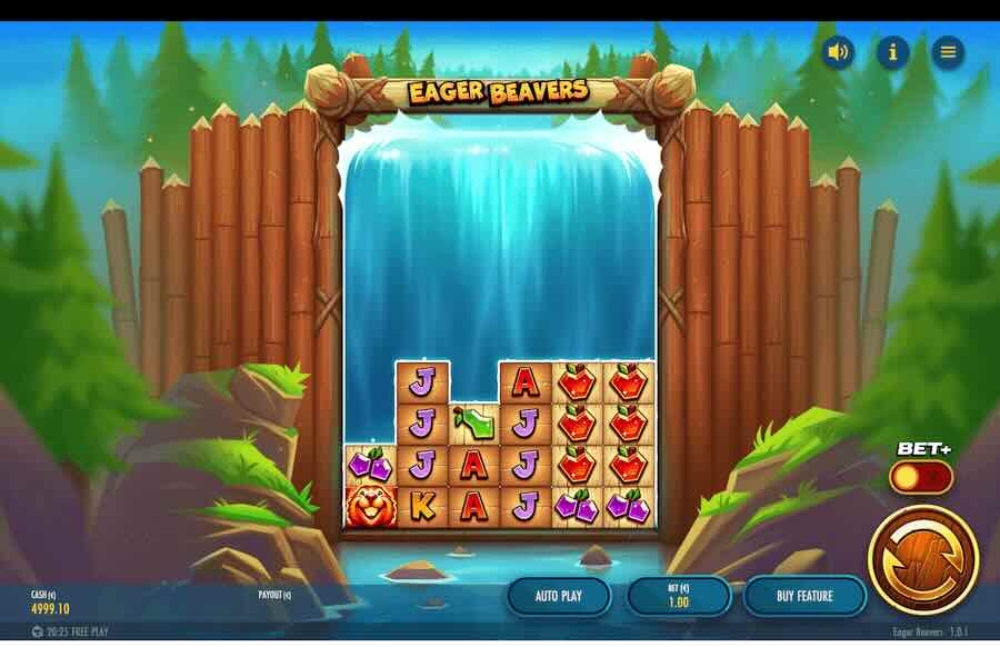 Eager Beavers Slot Base Game