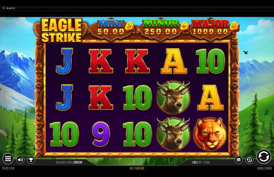 Win With Up To 243 Paylines On The Eagle Strike Online Slot From Game Provider Iron Dog Studios