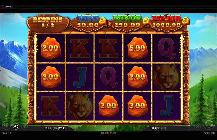 There Are 2 Bonus Features That Can Be Triggered On The Eagle Strike Video Slot