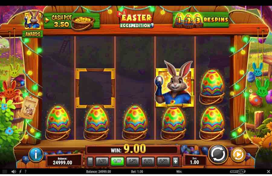 Easter Eggspedition Slot Free Spins Feature 