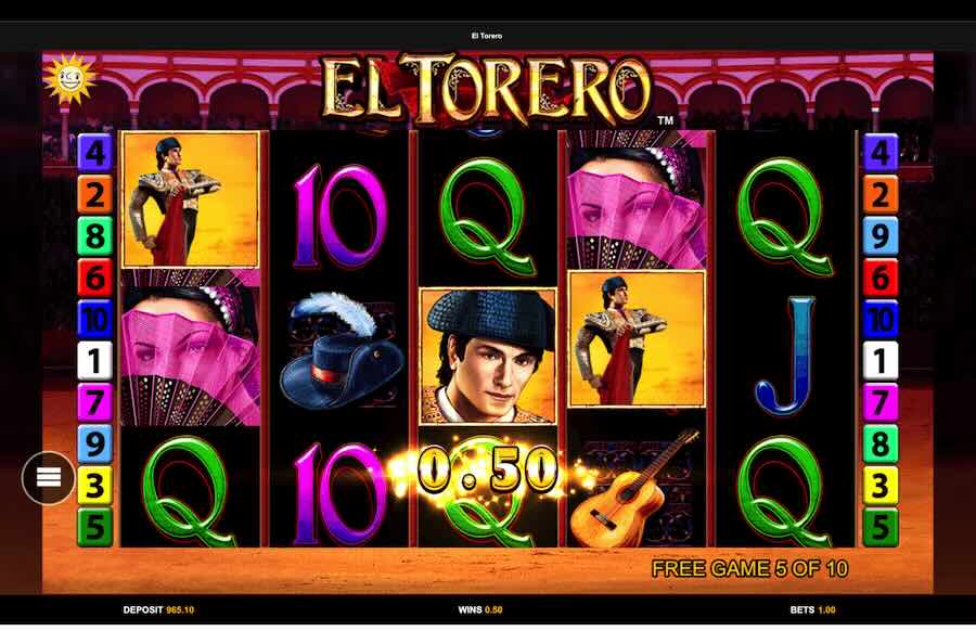 El Torero Slot Free Spins Feature